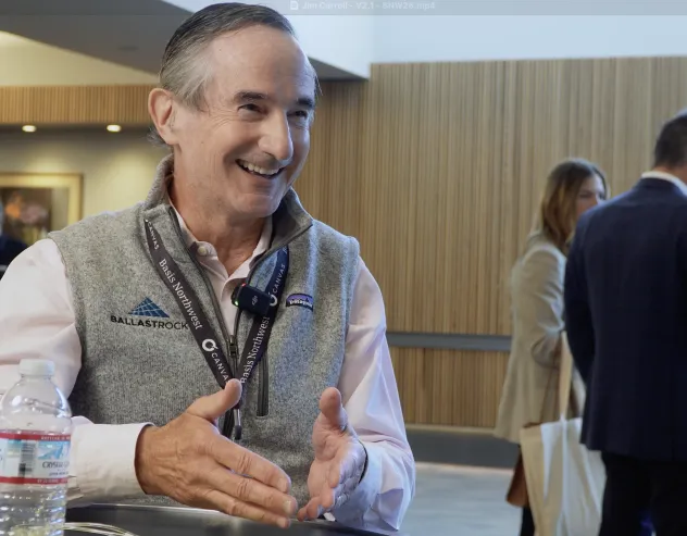 The VIX Isn’t Broken, It’s Just Being Outplayed Jim Carroll smiles while talking with Dave Nadig at Basis Northwest