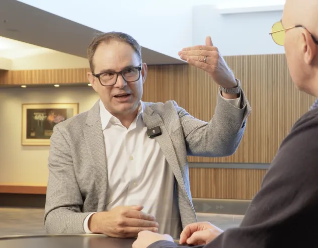 John West: Perfect Market Timing Is Still a Losing Bet John West gestures while talking with Dave Nadig at Basis Northwest