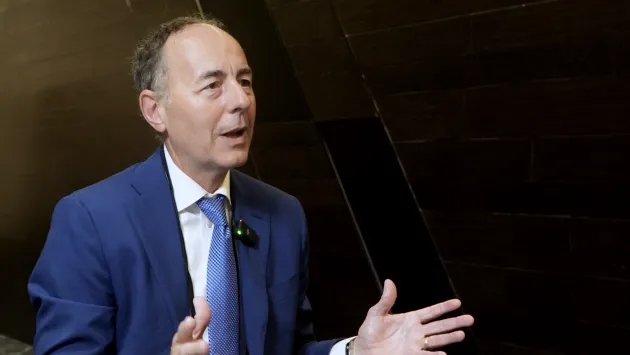 Semiconductors to Stablecoins: Jan van Eck on 2026 Markets Jan van Eck gestures while speaking to Dave Nadig at ICI 2026