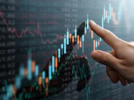Investment Candlestick Chart Gain Volatility