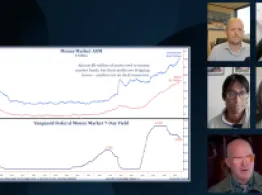 ETF Zoo participants smile as Dave Nadig discusses bonds