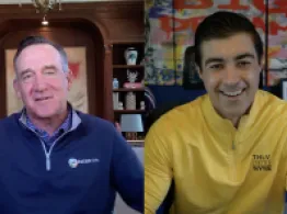 Sean O’Hara and Brad Roth share a laugh