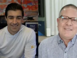 Behind the Ticker: SILJ & the Amplify ETFs Christian Magoon and Brad Roth smile